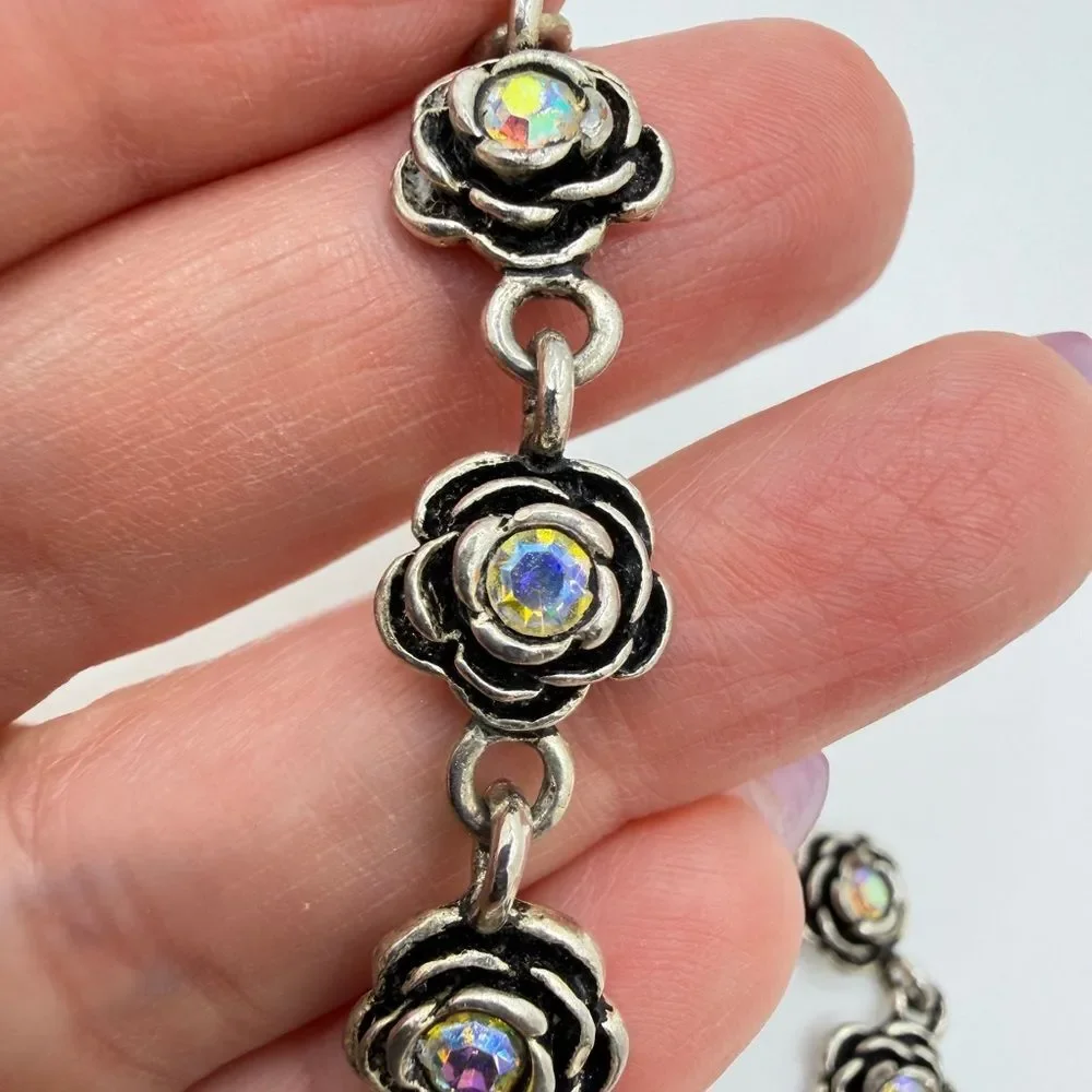 Vintage Premier Designs Aurora‎ Borealis rhinestone 